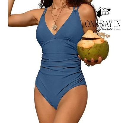 Charmo Tummy Control One Piece Swimsuit Size L