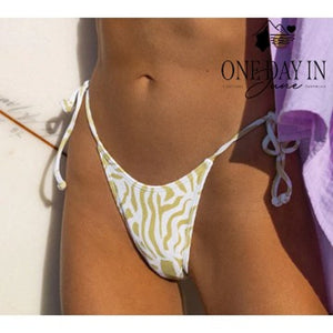 Billabong La Cala Tie Side Hike Bikini Bottom Size S