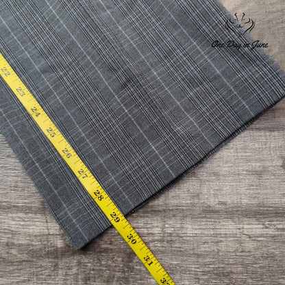 Rafaella Straight Leg Dress Pants Gray Plaid Career Trousers NWT Size 12
