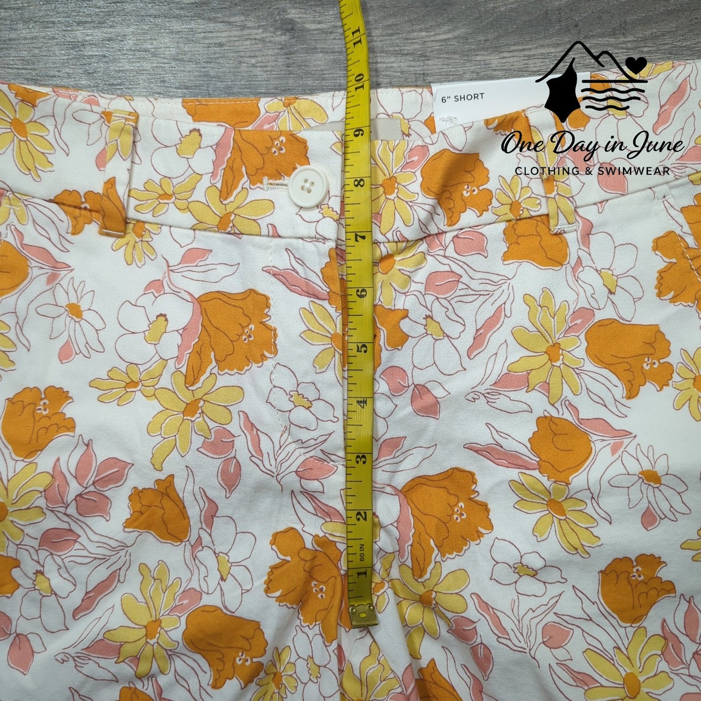 Loft 6" Mid Rise Shorts Size 0