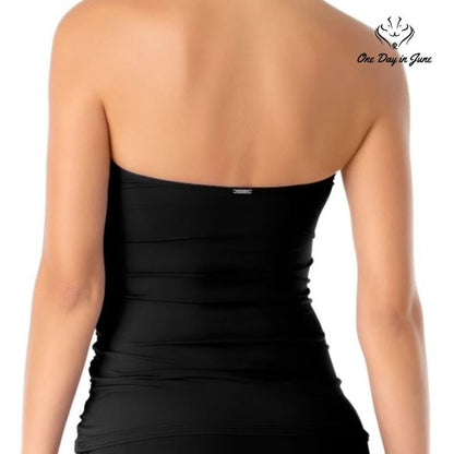Anne Cole Twist Front Bandeaukini Swim Top Swimwear Size M