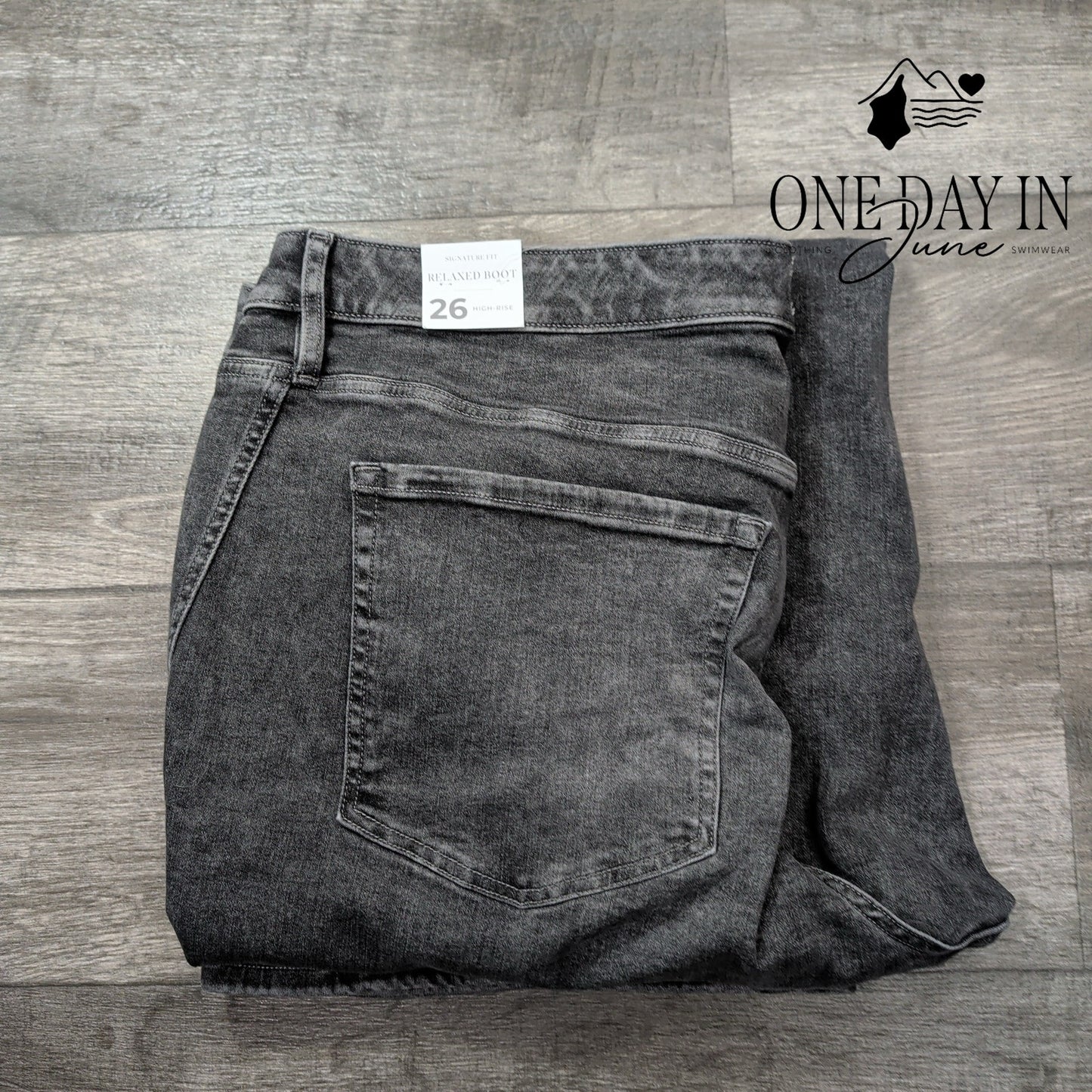 Lane Bryant Plus Size High Rise Relaxed Boot Jeans Size 26