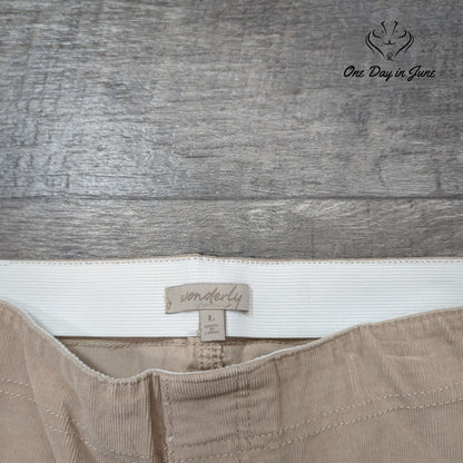 Wonderly Pull On Corduroy Pants Size L