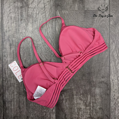 Cole of California Standard Bralette Bikini Top Swimwear Size M