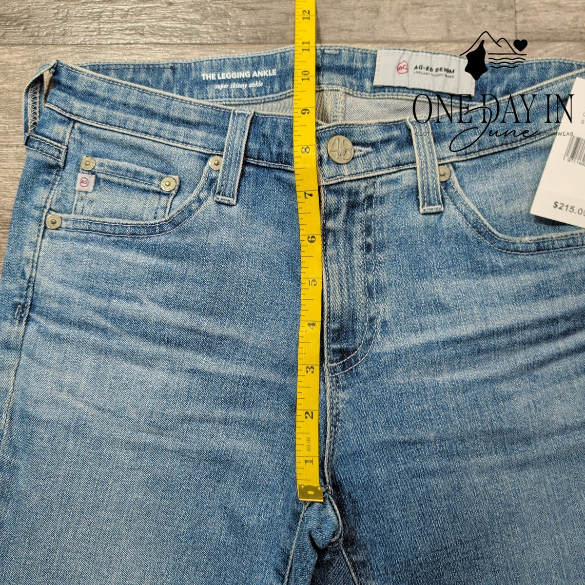 AG Adriano Goldschmied The Legging Ankle Distressed Skinny Jeans NWT Size 4