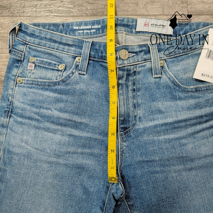 AG Adriano Goldschmied The Legging Ankle Distressed Skinny Jeans NWT Size 4