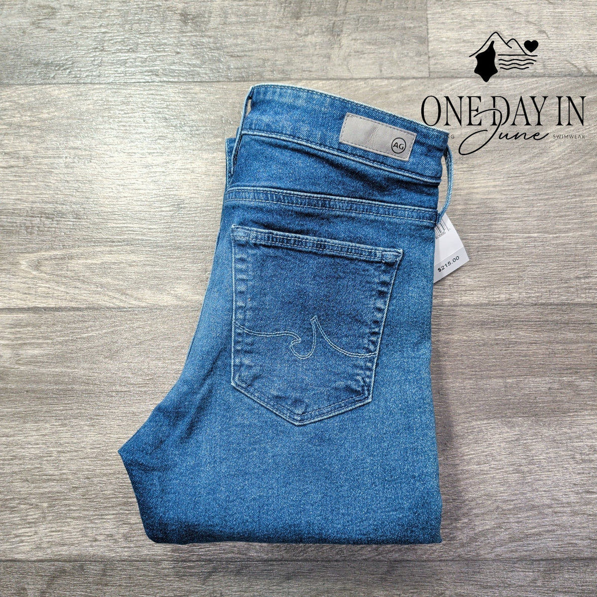 AG Adriano Goldschmied The Farrah High Rise Skinny Jeans Blue NWT Size 4 (27)