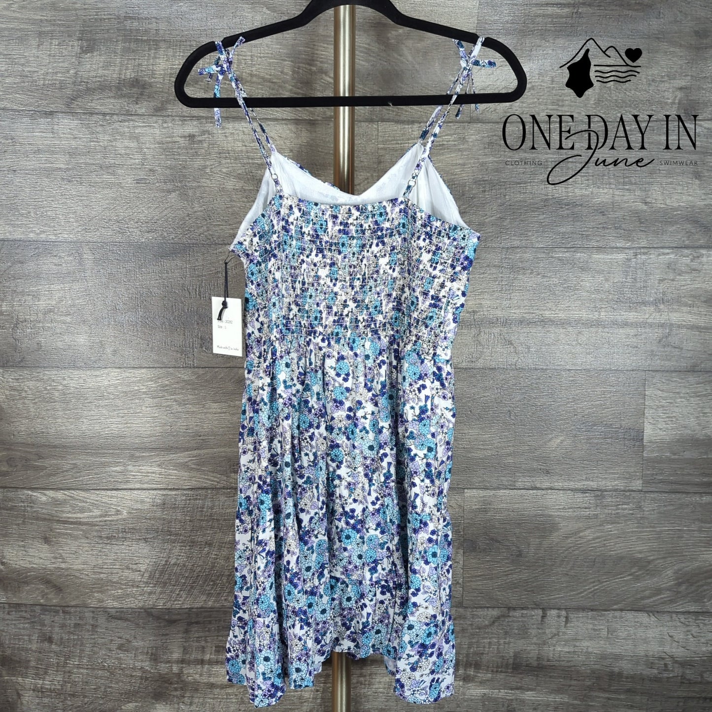 Japna Tie Strap Summer Mini Dress Size L