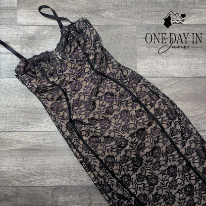 Popilush Spaghetti Strp Underwire Midi Dress Size M