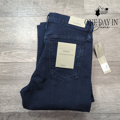 Hudson Barbara High Rise Baby Boot Petite Jeans Dark Wash NWT $195 Size 8 (29)