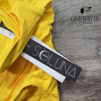 Soluna DOuble Ring One Piece Swimsuit Size XL