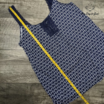 Liz Claiborne Lace Strap Tank Top Size M