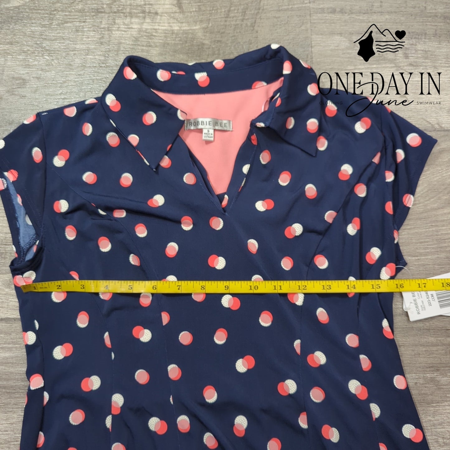 Robbie Bee Cap Sleeve Mini Dress Size S