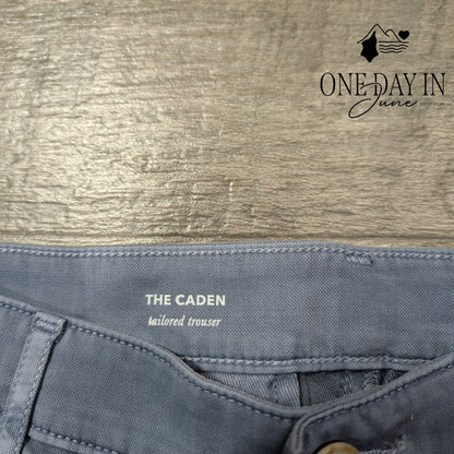 AG Adriano Goldschmied The Caden Tailored Trouser Pants Slate Blue NWT Size 4