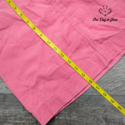 Lilly Pulitzer Palm Beach Fit Corduroy Mini Skirt Pink 5 Pocket Size 6