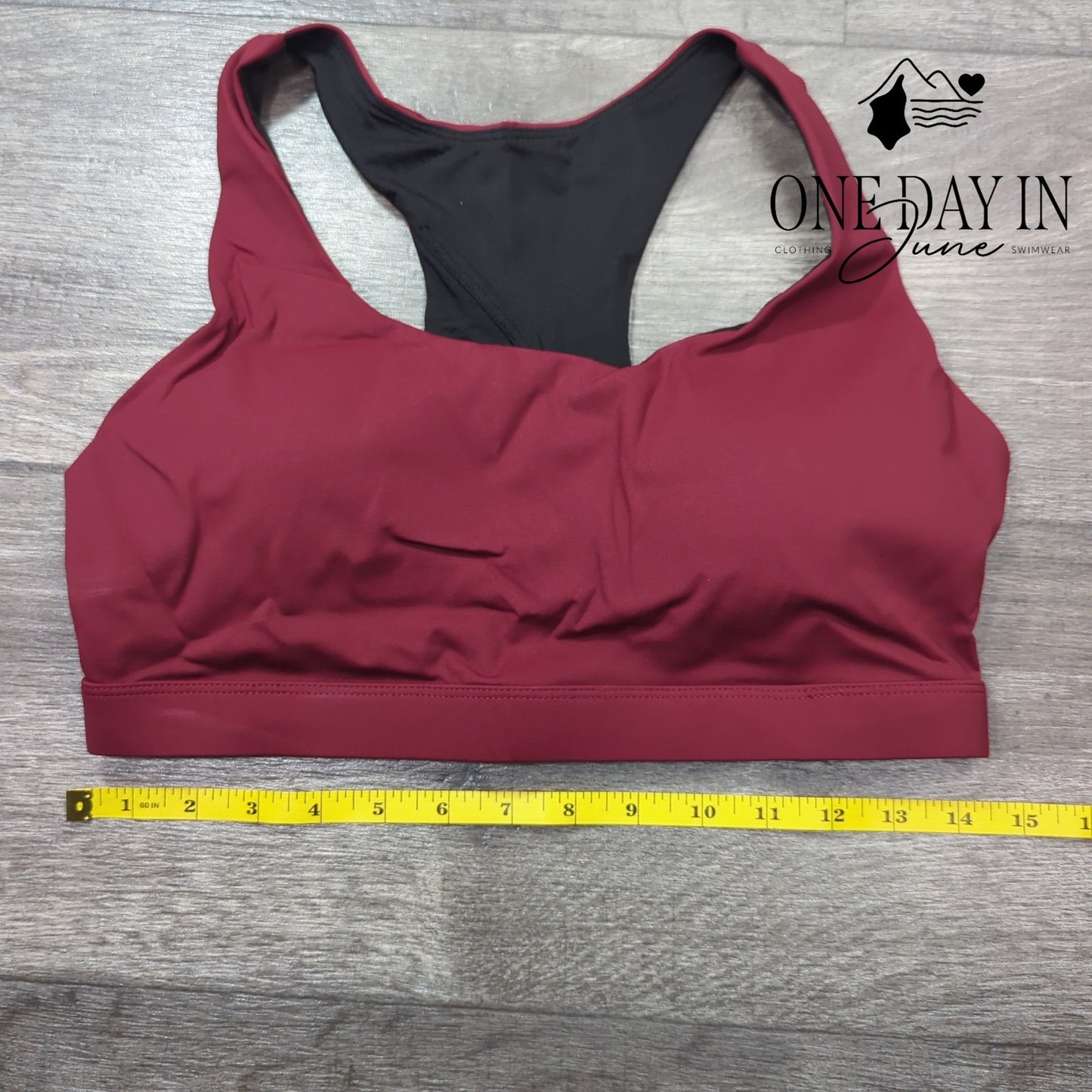 Running Girl Padded Sports Bra Size L