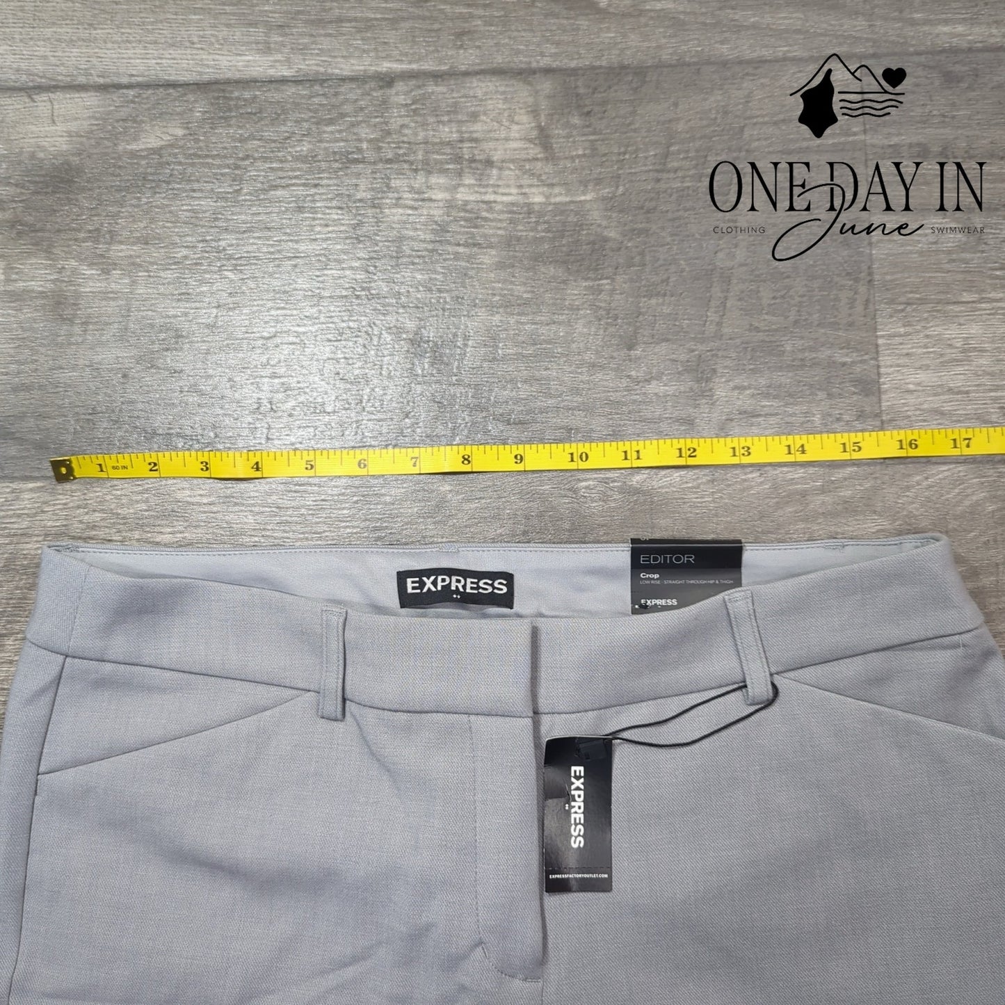 Express Editor Crop Low Rise Pants Size 10