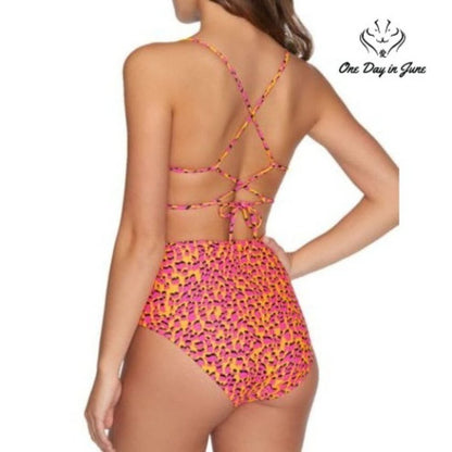 Arizona Jean Co. Juniors Leopard One Piece Size XXL