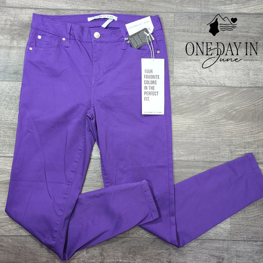 Celebrity Pink Juniors Mid Rise Ankle Skinny Jeans Size 3