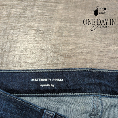 AG Adriano Goldschmied Maternity Prima Cigarette Leg Jeans NWT Size 12 (31)