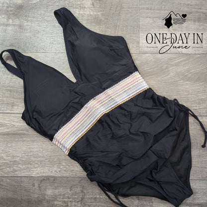 Blooming Jelly Tummy Control One Piece Swimsuit Size XL