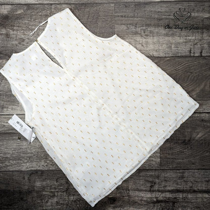 Liz Claiborne Crema Sleeveless Top Size S