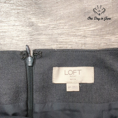 Loft Petite Wrap Mini Skirt Size 6P