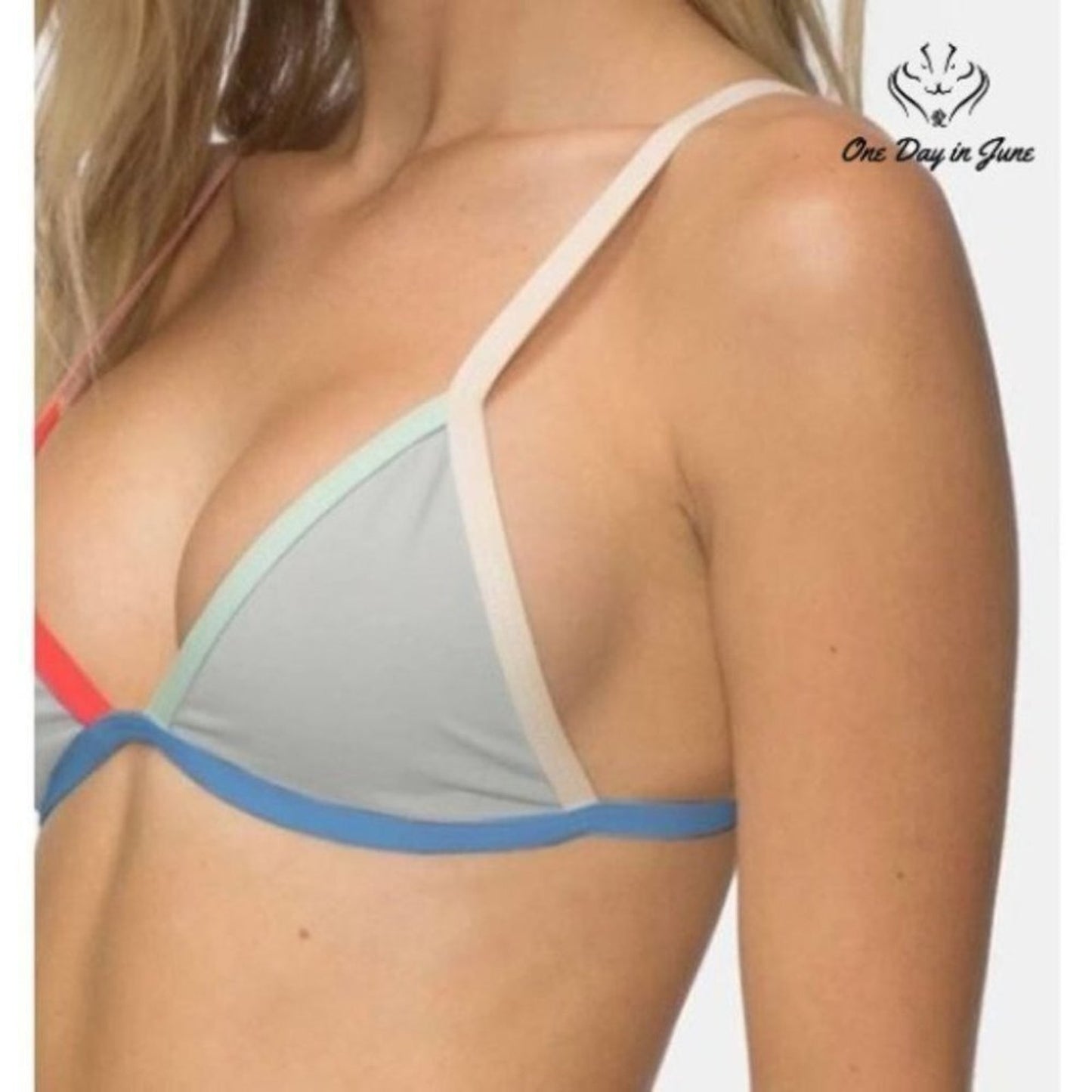 Tavik Jett Triangle Swim Top Size XS