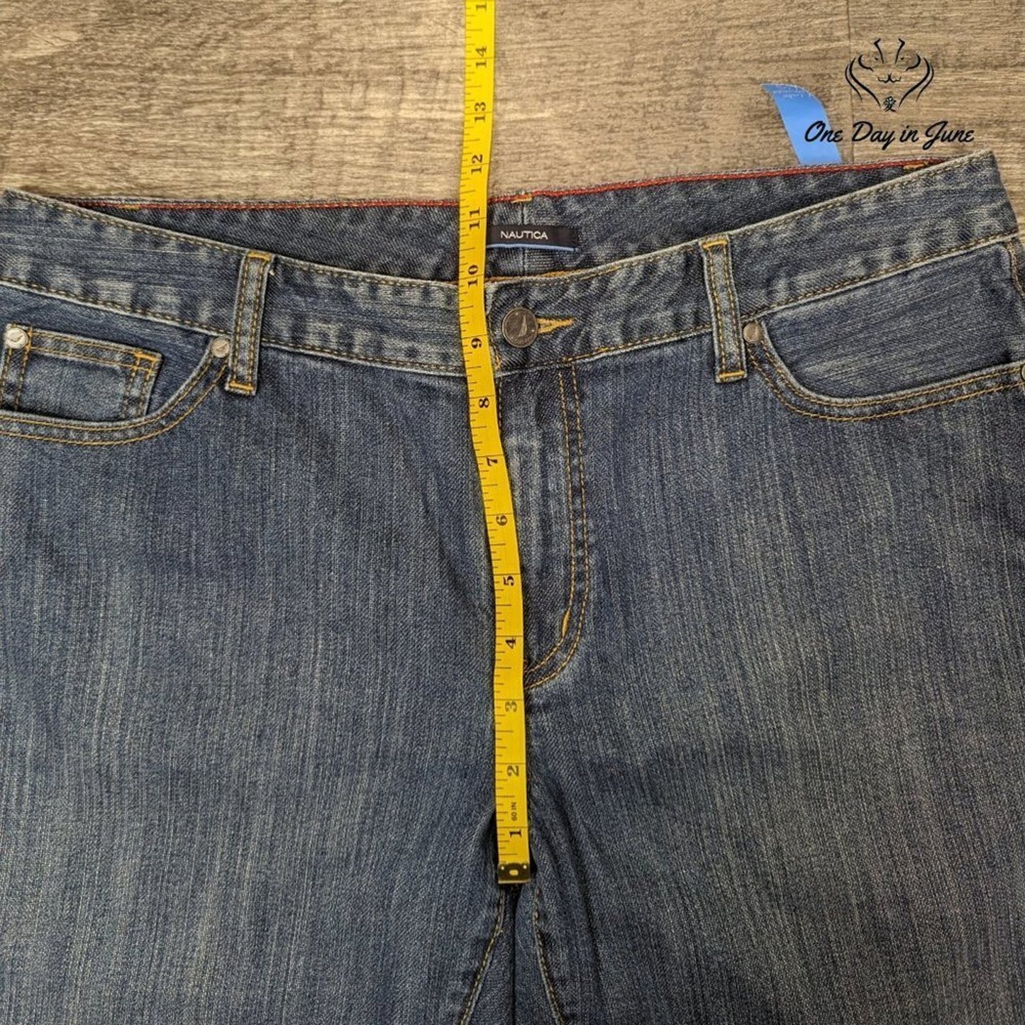 Nautica Lake Straight Leg Jeans Size 12
