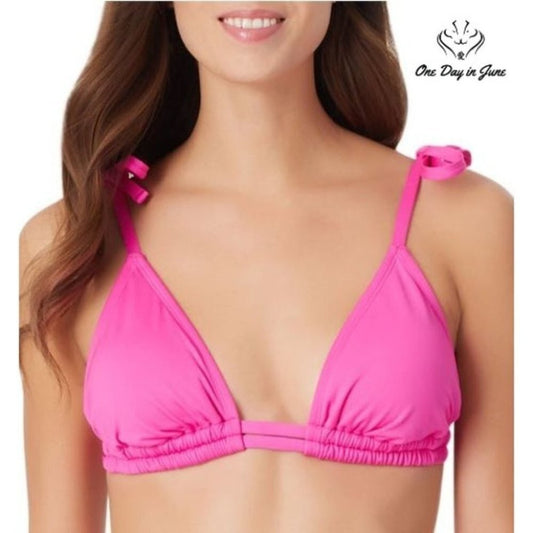 Sugar Beach Triangle Bikini Top Size M