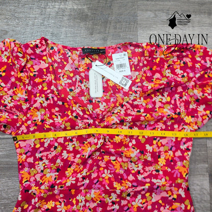 Sanctuary Short Sleeve Floral Midi Dress Size 6