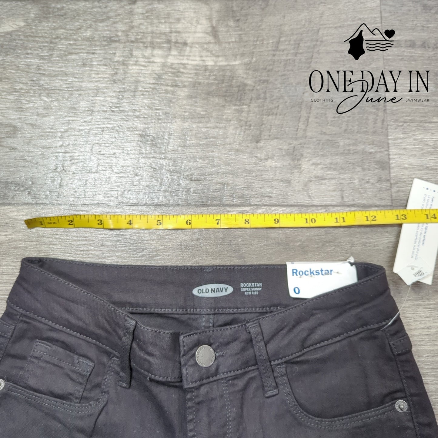 Old Navy Rockstar Super Skinny Low Rise Jeans Size 0