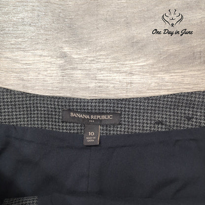 Banana Republic Button Front Mini Skirt Size 10