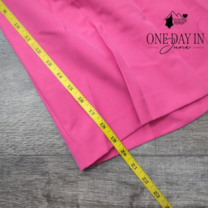 Lane Bryant Petite Perfect Drape High Rise Wide Leg Capri Pant Pink NWT Size 12P