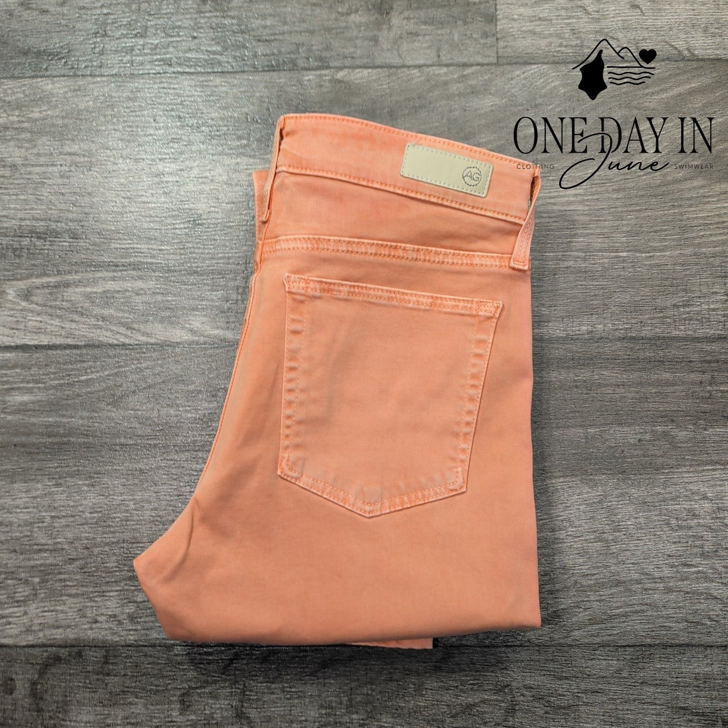 AG Adriano Goldschmied Farrah High Rise Skinny Jeans Orange NWT Size 4 (27)