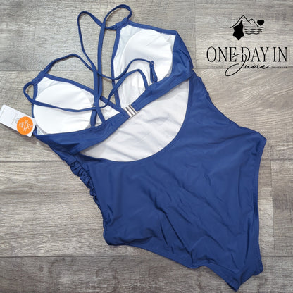 Charmo Tummy Control One Piece Swimsuit Size L