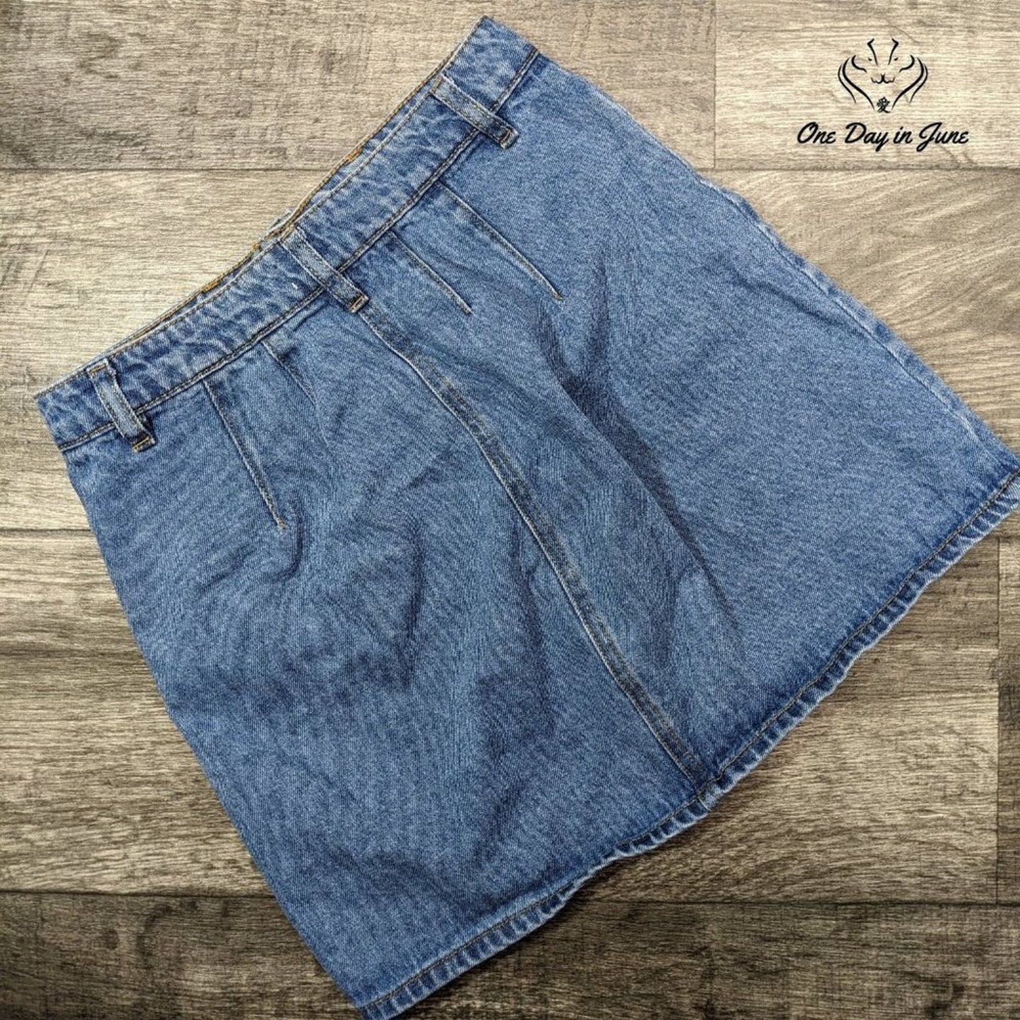 Harper Heritage Button Front Denim Skirt Size S