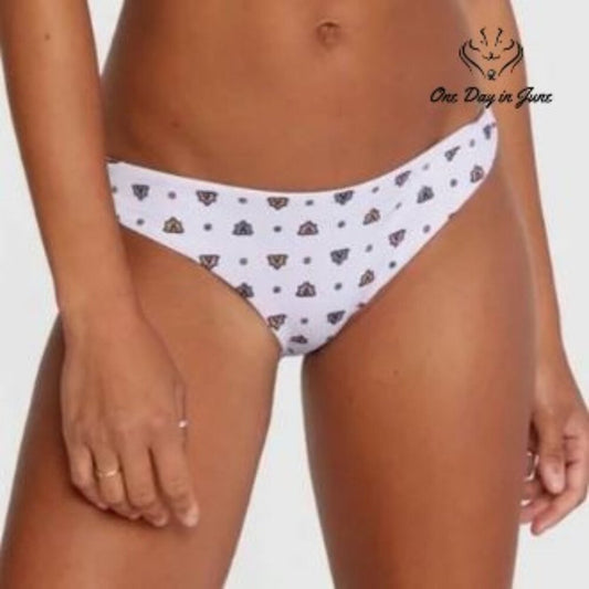 RVCA Foulard Cheeky Bikini Bottom Size S