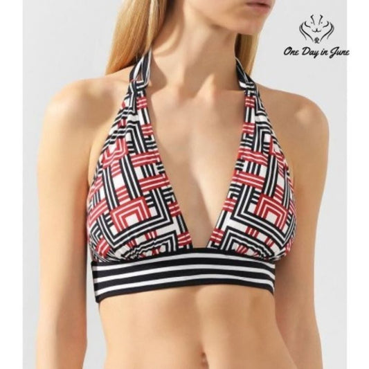 Gottex Retro Halter Bikini Top Size 8