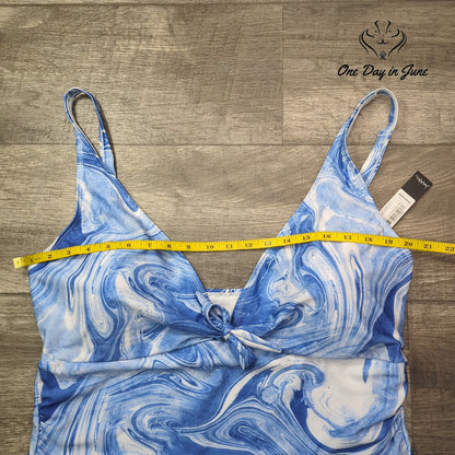 Nicole Miller Plus Size Sweatheart One Piece Swimsuit Size 3X