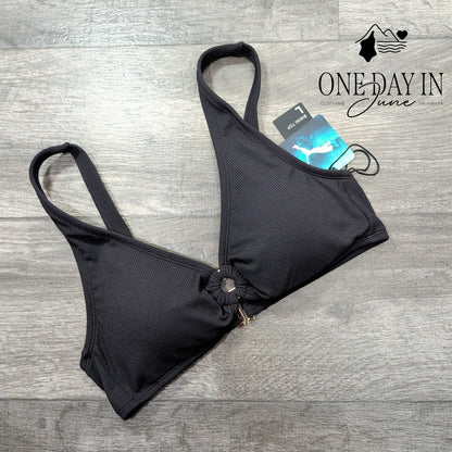 Puma Ribbed Padded Bikini Top Size L