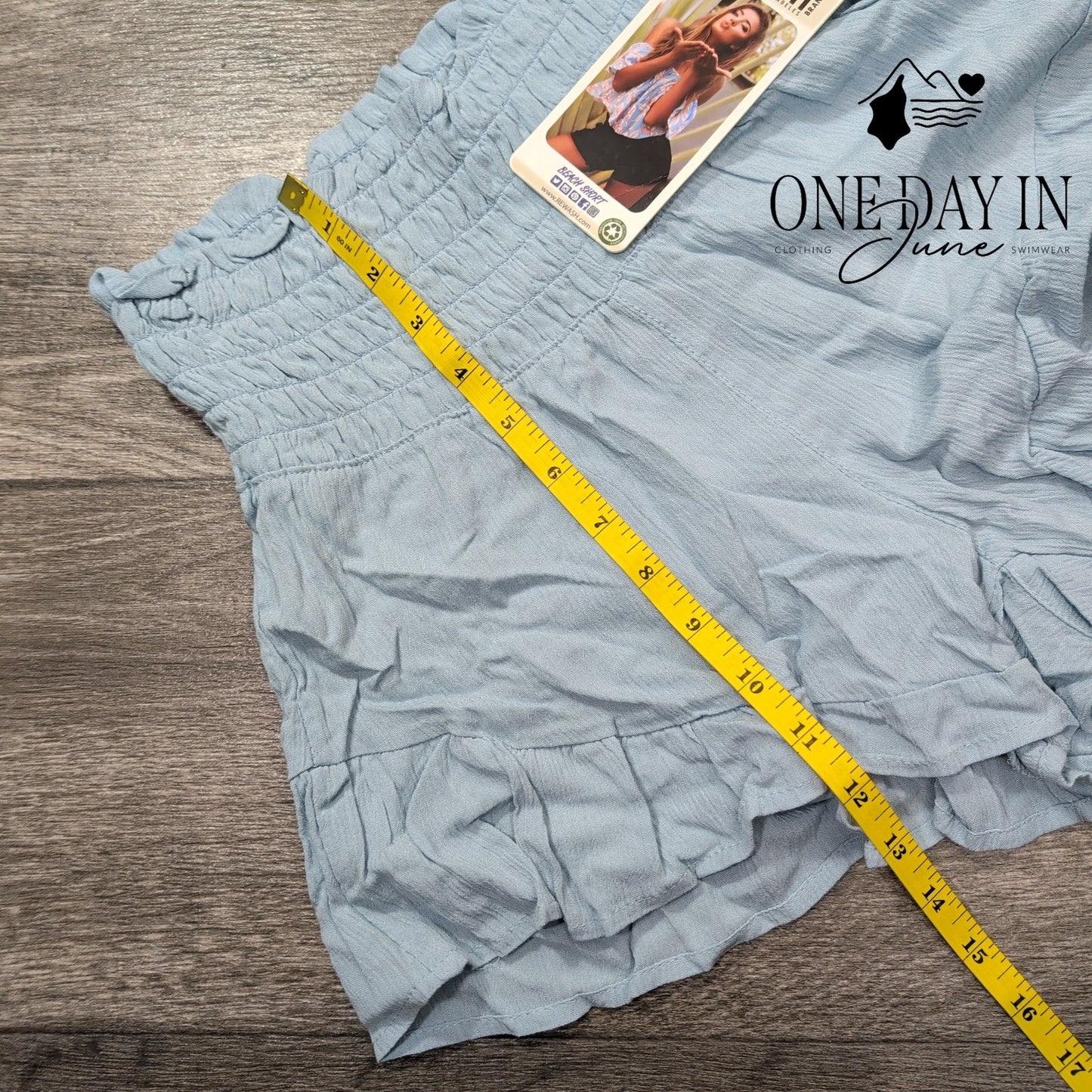 Rewash High Waist Beach Shorts Size M