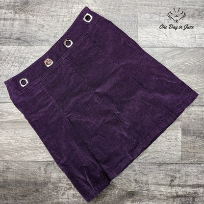Robin Naylor Pleated Corduroy Skirt Size 6