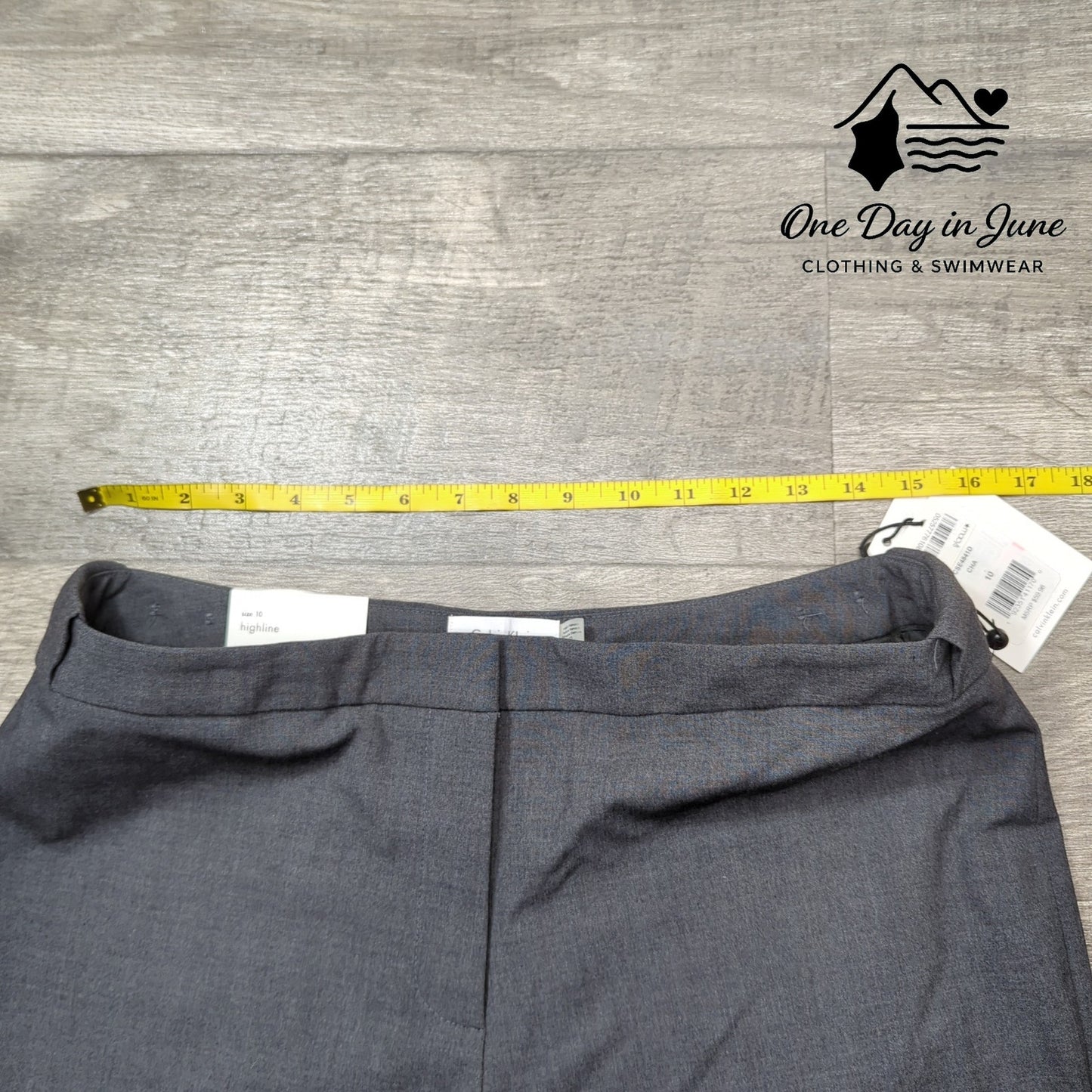 Calvin Klein Highline Tapered Leg Ankle Length Pants Size 10