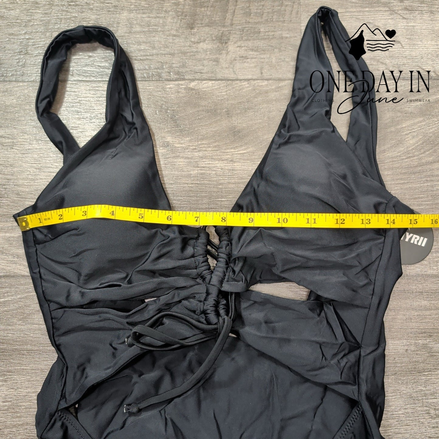 Chyrii Cut Out Thong One Piece Swimsuit Size XL