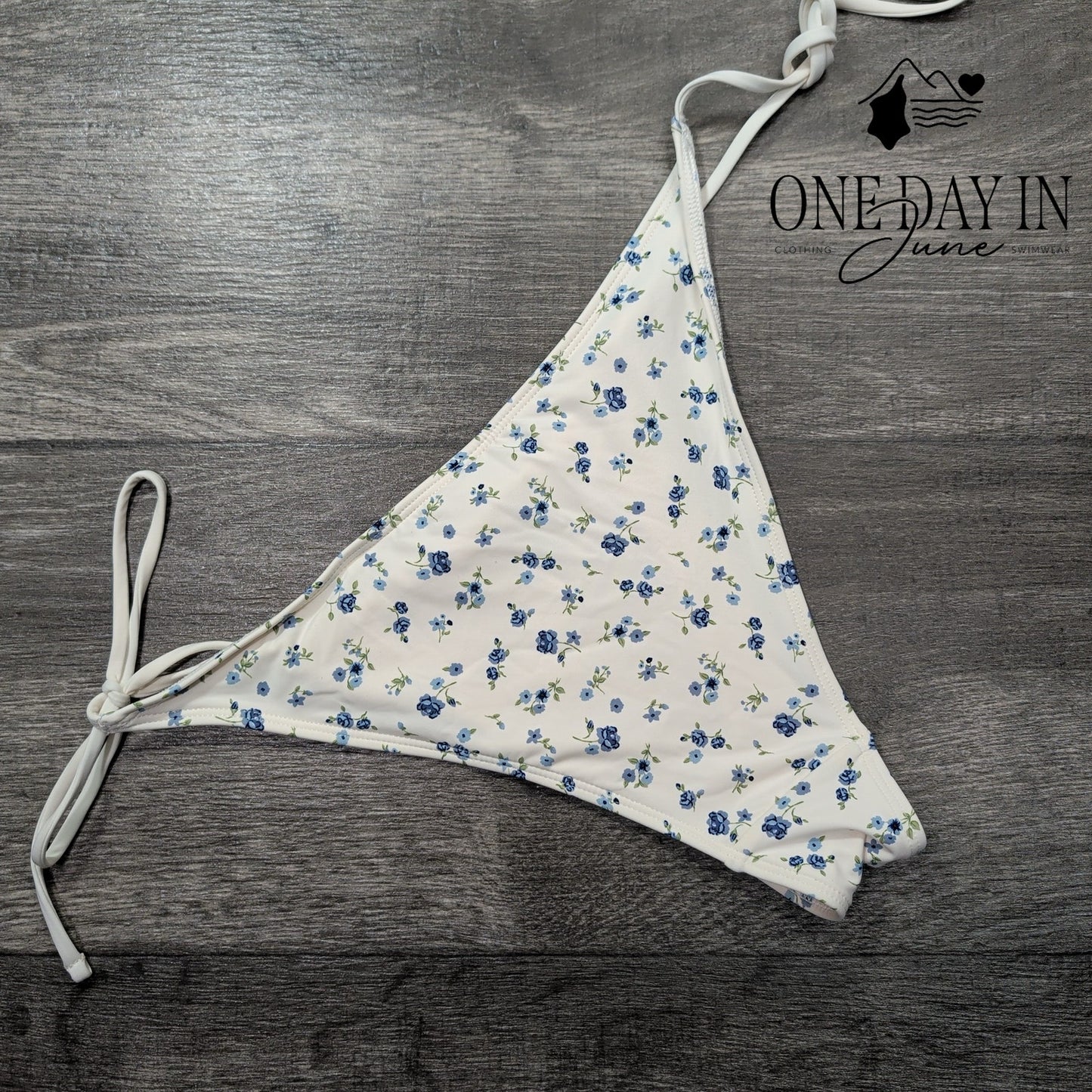 Garage Floral Tie Side Bikini Bottom Size S