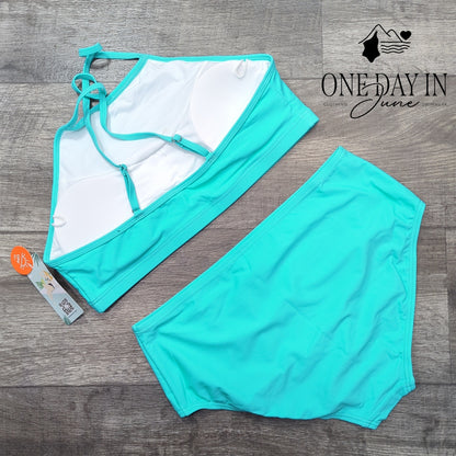 Charmo High Neck Bikini Swimsuit Size L