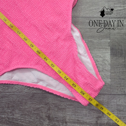 Suuksess Smocked One Piece Swimsuit Size M