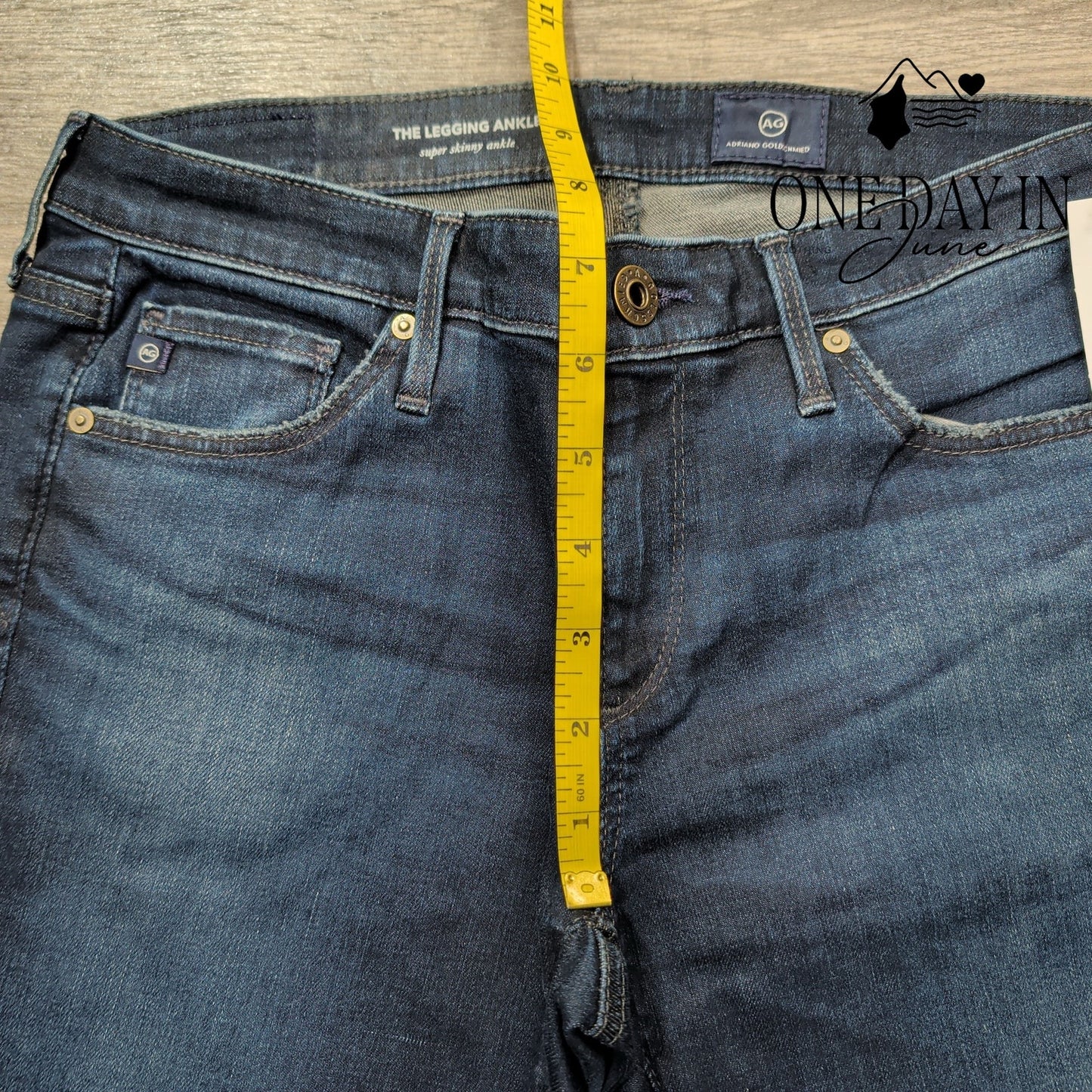 AG Adriano Goldschmied Legging Ankle Skinny Jeans Distressed NWT $215 Size 4