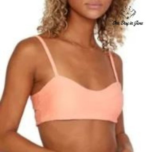 RVCA La Jolla Crop Bikini Top Size L